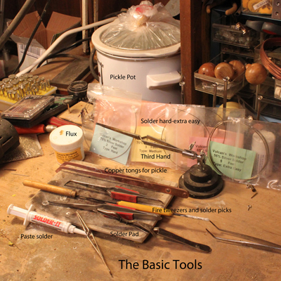 Basic soldering kit online with pickle pot