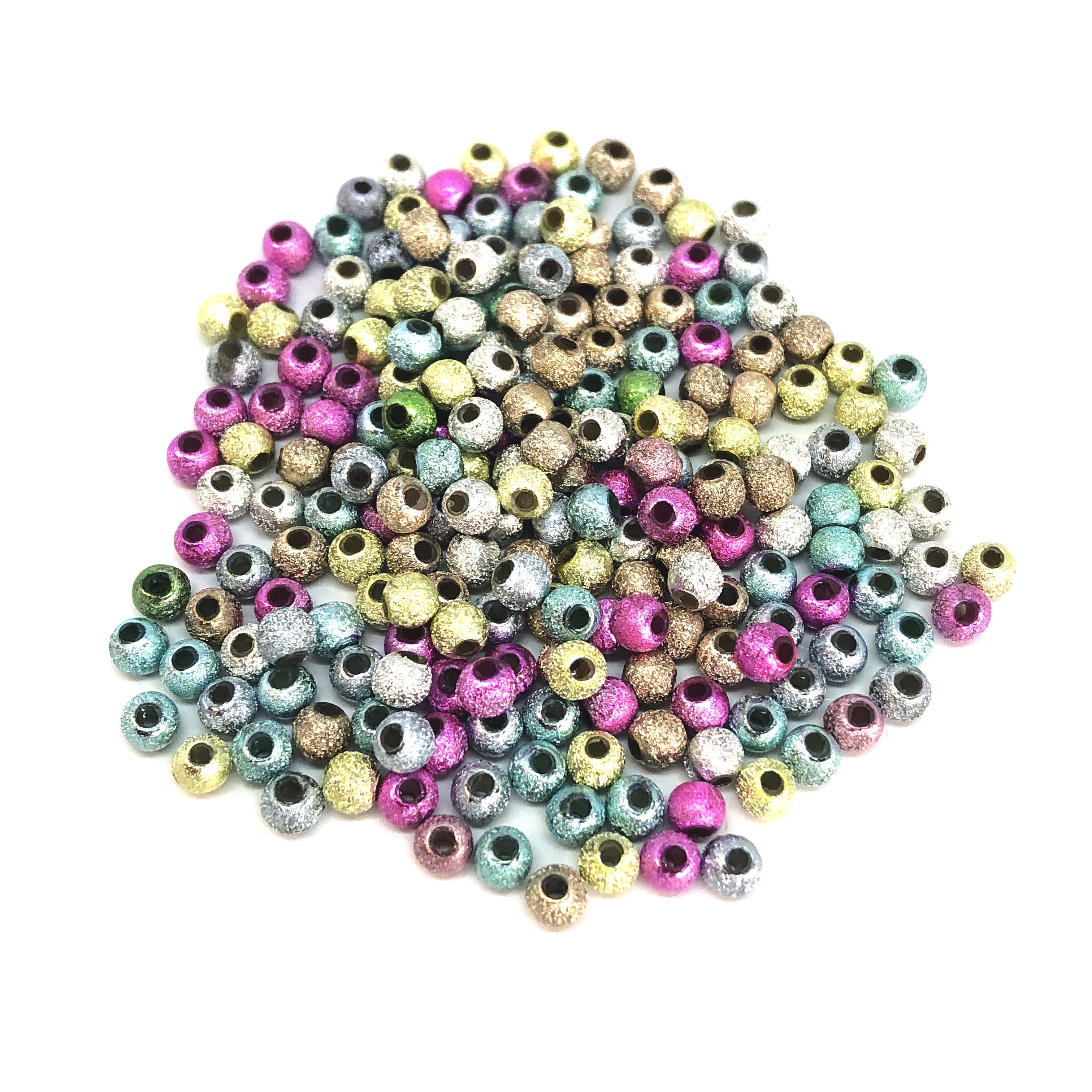 Sparkledust Beads Acrylic 08878 Multi Color Rainbow Colors