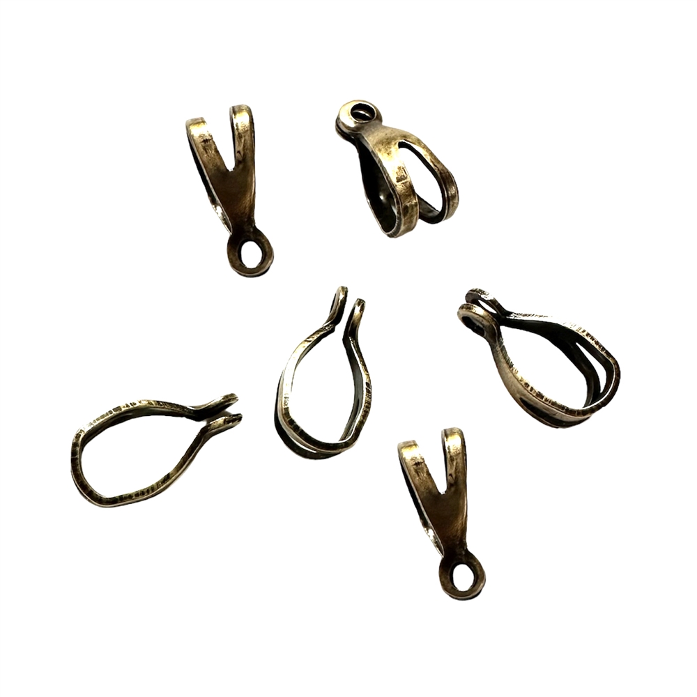 Split Shank Brass Bails, Brass Ox Shine, 08504, Slotted Design, Bails ...