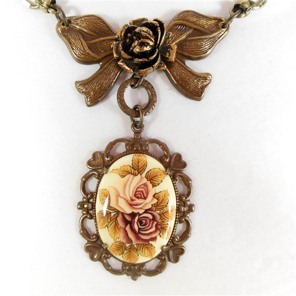 Handmade Necklace, B'sue Jewelry, 02228, B'sue Assemblage Necklace ...