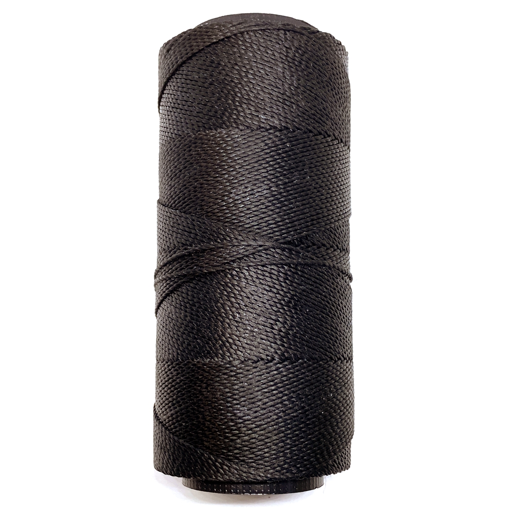 Walnut Brown waxed Brazilian cord, knotting twine, craft cord, waxed ...