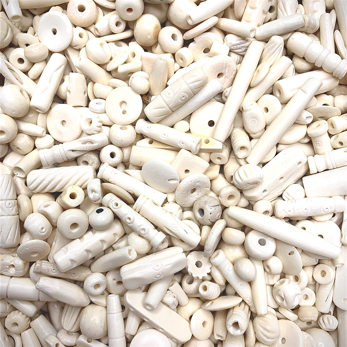 BD02425, carved bone beads, India, made in India, hand carved bone beads,  4mm bone beads, bovine, Indian bone beads, bleached bone, off white bone  beads, creamy white bone beads, tube beads, exotic