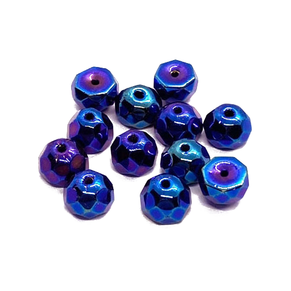 Hill Beads, Blue Iris, Czech Glass, Dome Beads, Preciosa, Czech, Glass ...