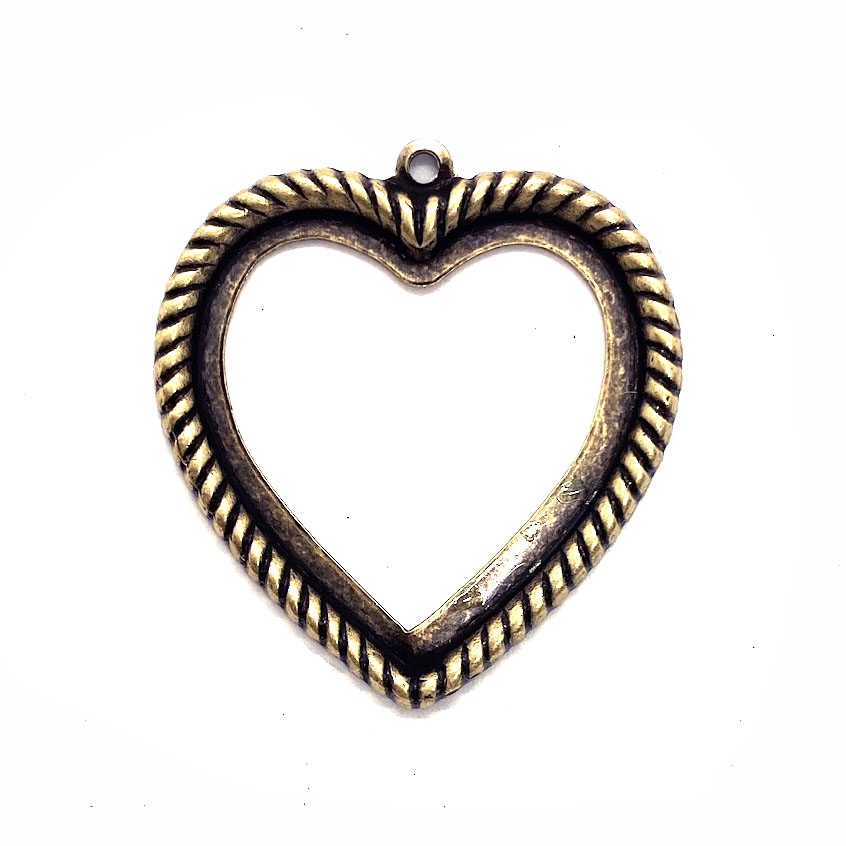 brass hearts, floral hearts, Victorian jewelry, brass ox, antique brass,  black antiquing, vintage jewelry supplies, heart pendant, jewelry making  supplies, US made, nickel free, bsueboutiques, 03707