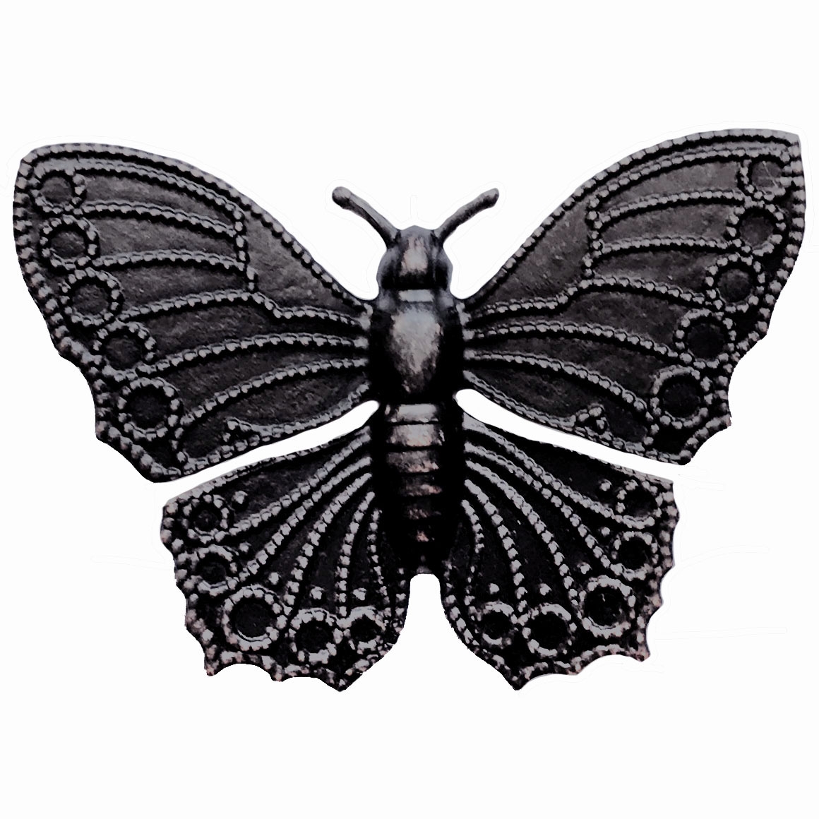 Brass Butterfly Matte Black 41 x 61mm 08320 brass stamping