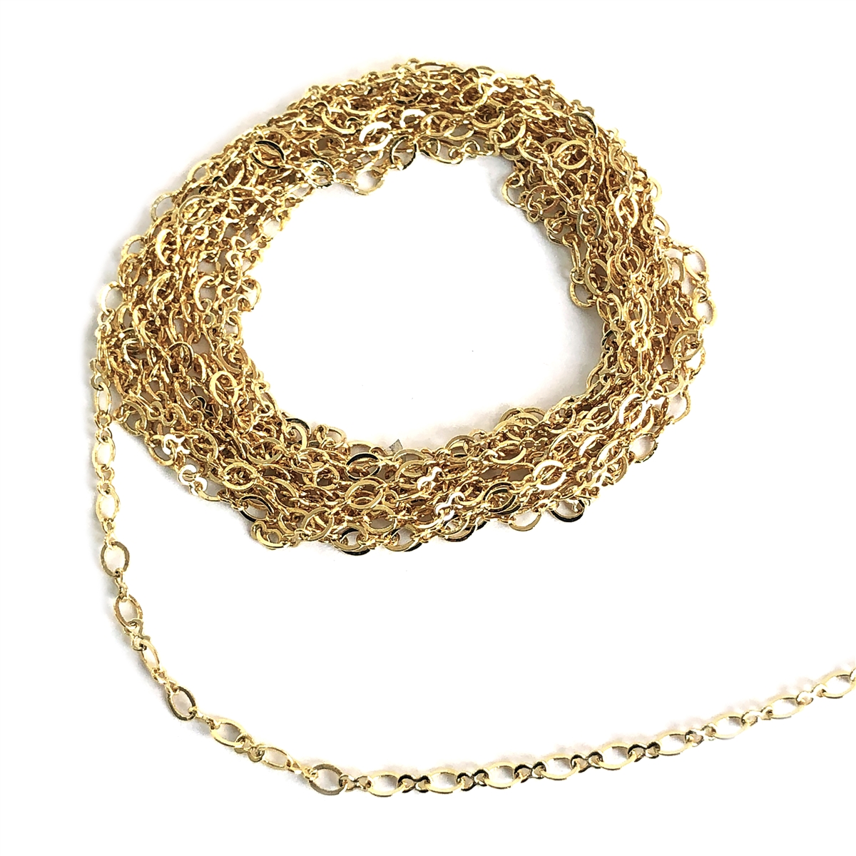 delicate figure 8 chain, gold plate, chain, figure 8 chain, jewelry ...