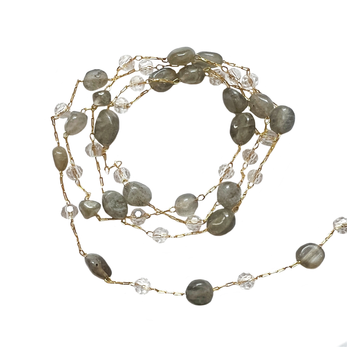 Dakota Stones Gemstone Beads, Labradorite, Star Cut Faceted Round 8mm (14.75 inch Strand)