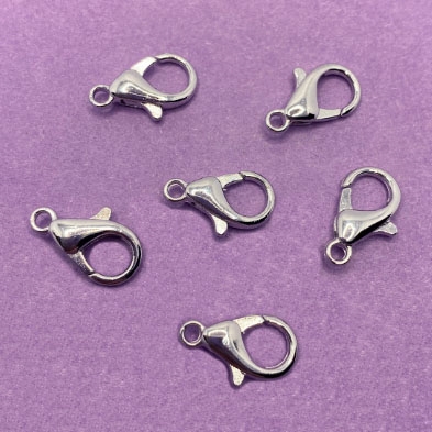 25 10mm Stainless Steel Lobster Clasps for Jewelry Making 