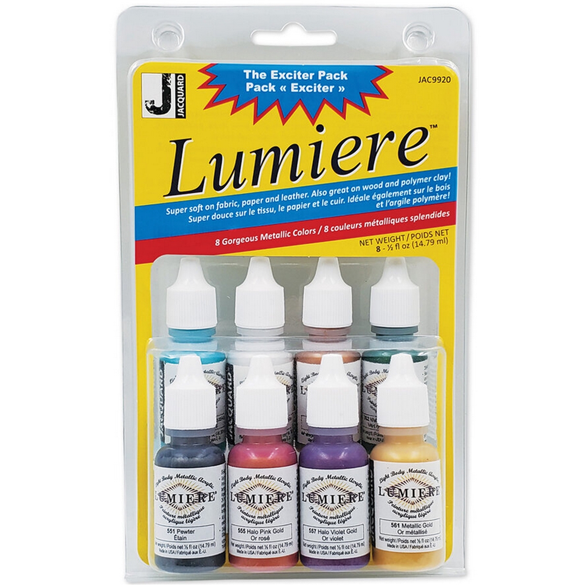 Lumiere acrylic paint, metallic paint, craft paint, jewelry making  supplies, paint supplies, metal painting, US made
