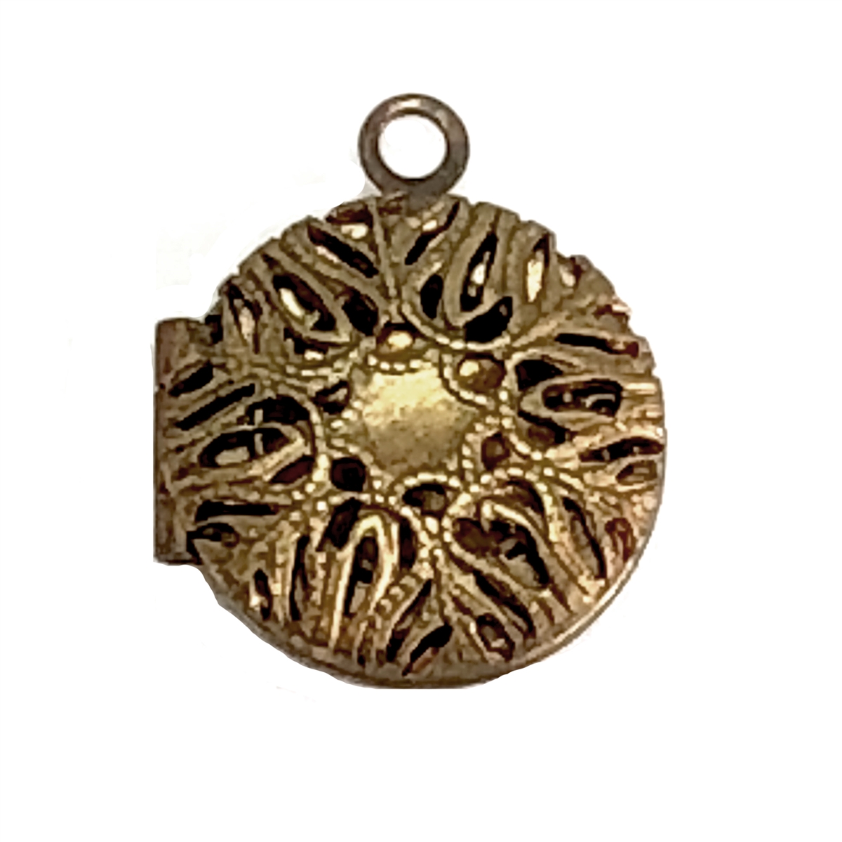 Vintage Perfume Locket, Pendant Locket, Patina, 06881, Filigree Locket ...