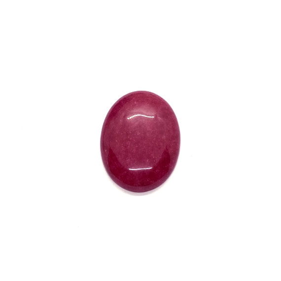 semi precious stones, red jade, red semi precious stone, focal stone,  25x18mm stone cabochon, cabochon stone, natural stone, brick red stone,  dark red